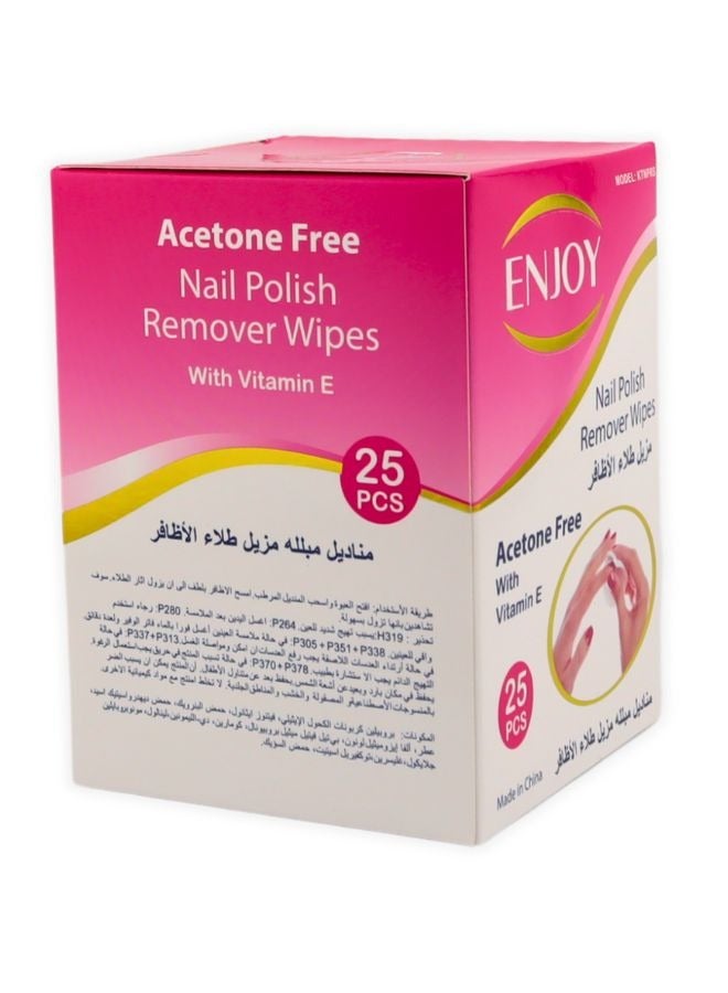 ENJOY Acetone Wipes 25 Pcs - Image 3