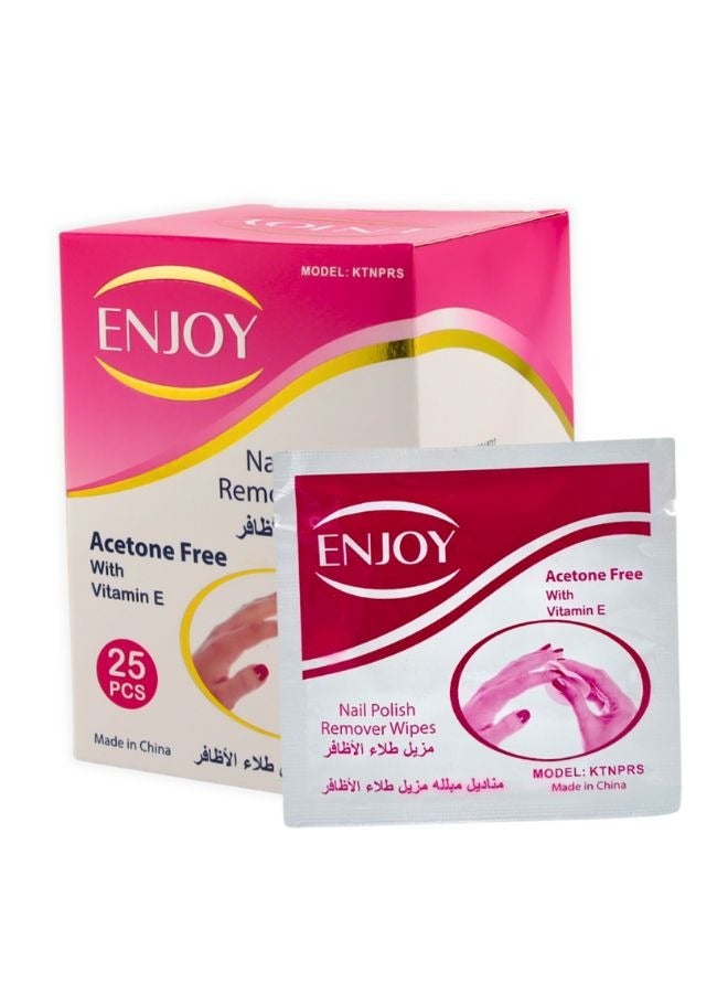 ENJOY Acetone Wipes 25 Pcs - Image 2