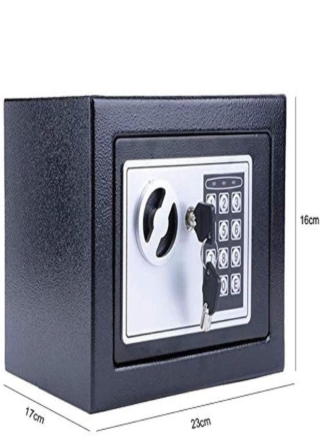 XIBO Digital Safe Fireproof and Waterproof Cabinet Lock Box with Keypad Keys, Pre Drilled Holes, Stainless Steel Security Box, Metal Storage Depository Safe, Easy Installation for Jewelry. - Image 2
