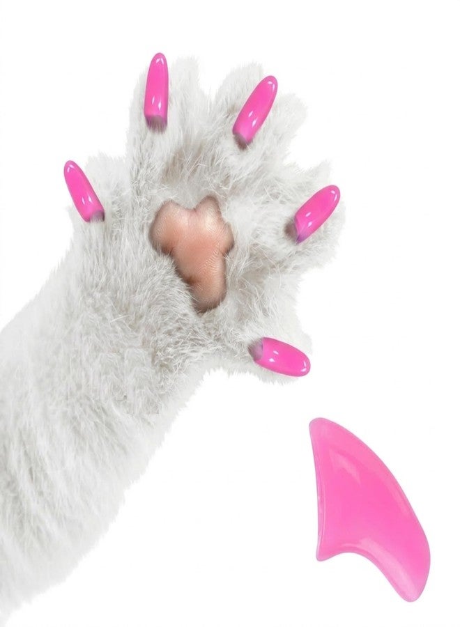 BohoBark Cat Nail Caps for Cats - (20 Caps, Multicolor) - Pet Soft Safe & Anti Scratch Paw Claw Cap | Nail Care Cover for Cats and Small Dogs - Image 2