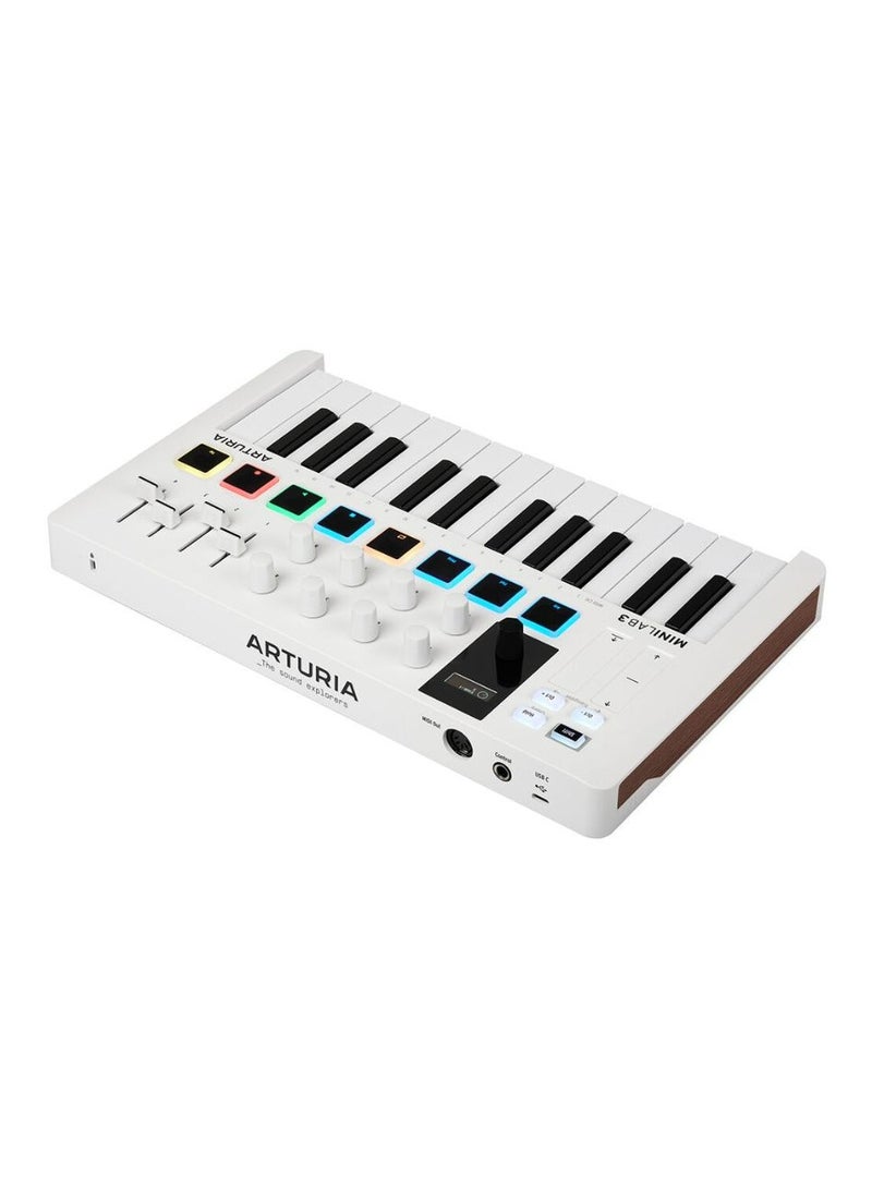 Arturia MiniLab MK3 25 Slim-key Controller- White - Image 3