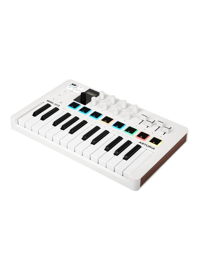 Arturia MiniLab MK3 25 Slim-key Controller- White - Image 2
