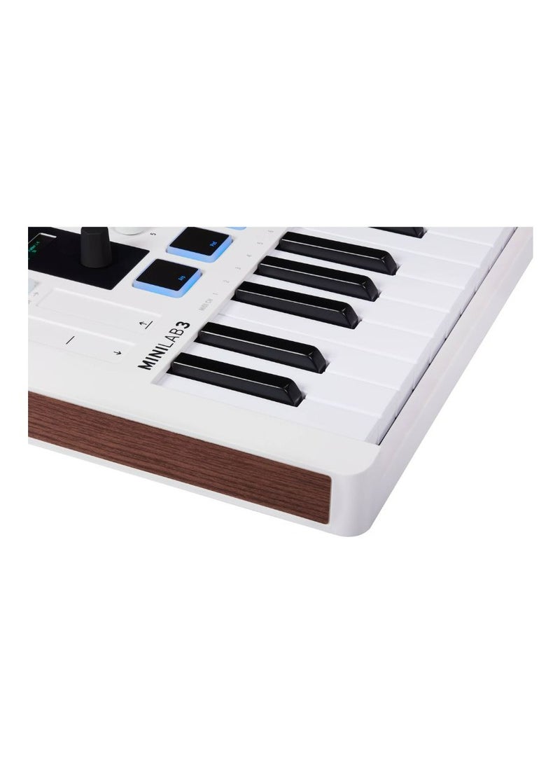 Arturia MiniLab MK3 25 Slim-key Controller- White - Image 4