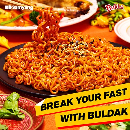Samyang Buldak Korean Hot Spicy Chicken Stir-Fried Ramyun Noodles 4.94 oz (Pack of 5) - Image 4