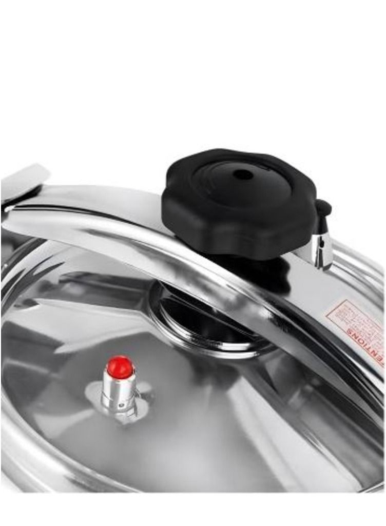 Twomax Aluminum pressure cooker silver 4 Liters - Image 2