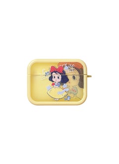 Applicable To AirPods Pro2 Earphone Cover Two-in-one Cartoon Soft Case For Apple1/2/3 Generation Wireless Bluetooth Cross-border-Color:Two-in-one Soft Shell-Snow White-Model:AirPods Third Generation (protective Cover)