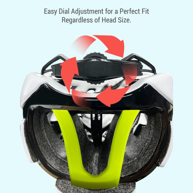 Lightweight Helmet: White PC Shell + EPS Foam, 16 Vent Holes - Magnetic Buckle, Detachable Liner for Urban Commute, Electric Scooter Riders - Image 4