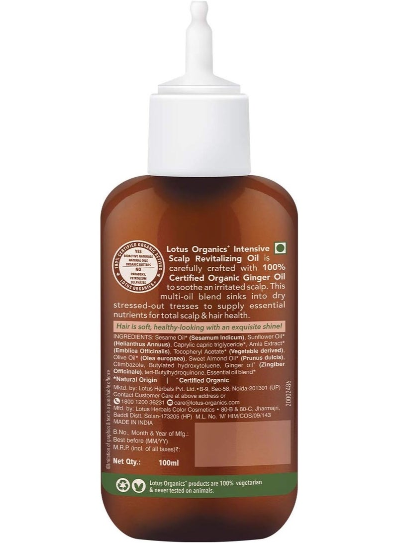 Lotus Lotus Organics+ Intensive Scalp Revitalizing Oil 100ml - Image 2