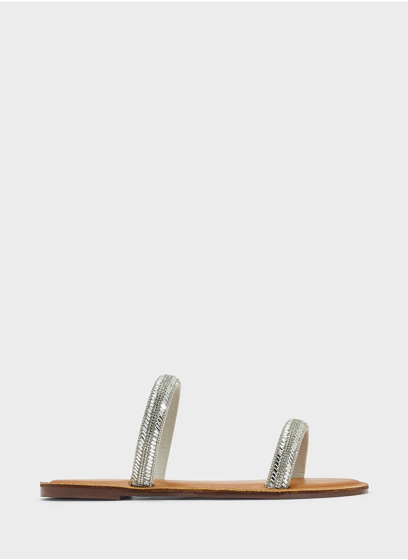 ايلا Sparkly Flat Sandal