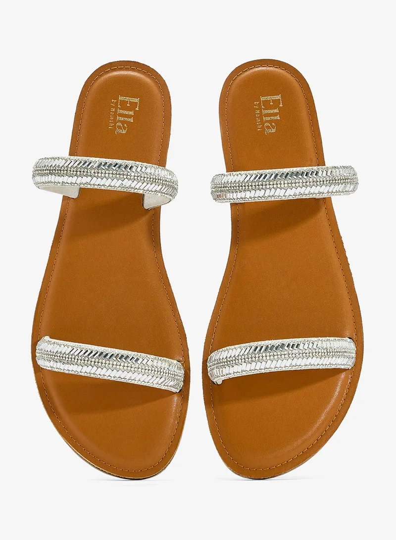 ELLA  Embellished Flat Sandals for Women | Best Price UAE