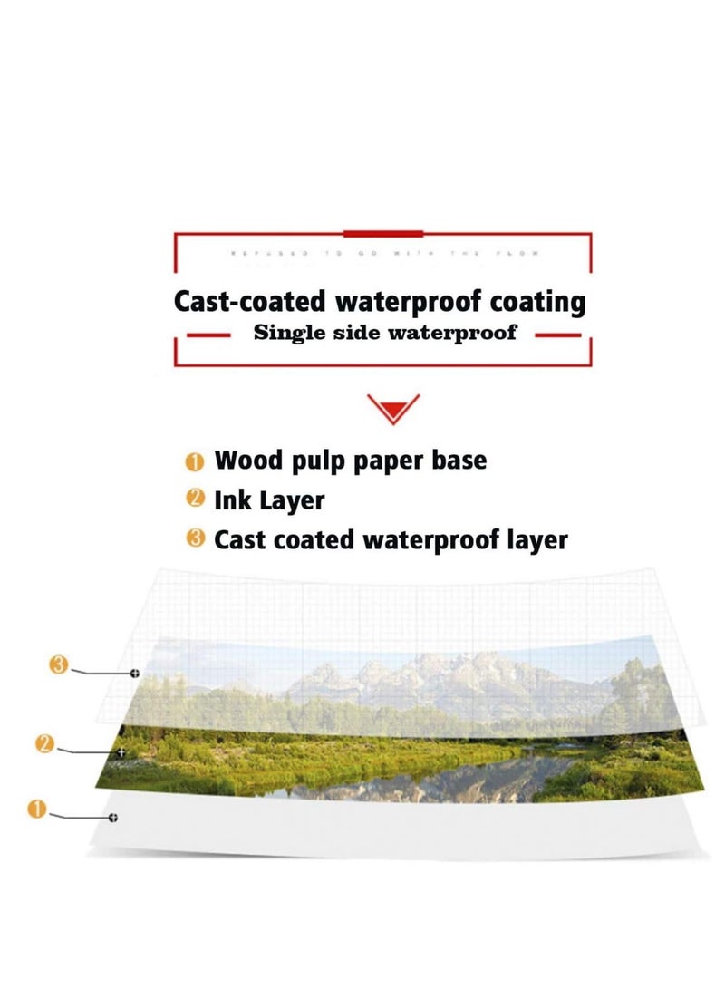 Generic 200 Sheets Photo Paper 4R High Glossy Photographic Paper Works with All Printers (4inx 6in)  - Image 3