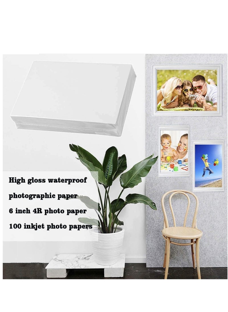 Generic 200 Sheets Photo Paper 4R High Glossy Photographic Paper Works with All Printers (4inx 6in)  - Image 2