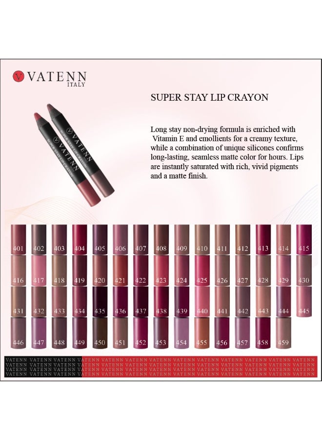 فاتن إيطاليا Super Stay Lip Crayon 422 - Image 2
