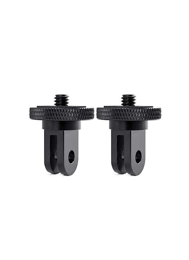 Sruim Tripod Mount for Gopro Adapter, 2Pcs 1/4-20 Screw Conversion Adapter for GoPro Hero10, Insta360 ONE X3, X2, Go 2, Xiaomi Yi and Other Action Cameras  - Image 2