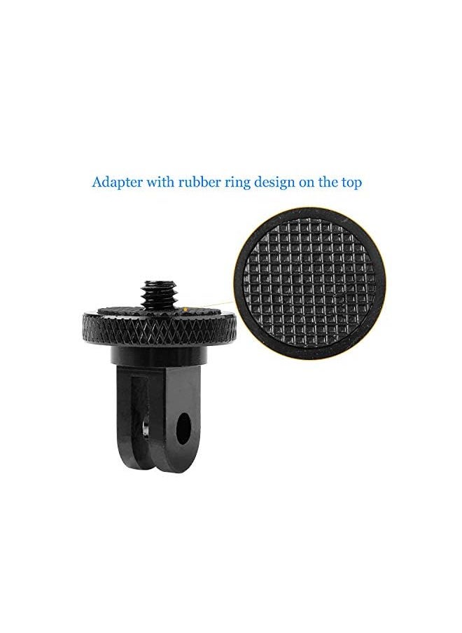 Sruim Tripod Mount for Gopro Adapter, 2Pcs 1/4-20 Screw Conversion Adapter for GoPro Hero10, Insta360 ONE X3, X2, Go 2, Xiaomi Yi and Other Action Cameras  - Image 3