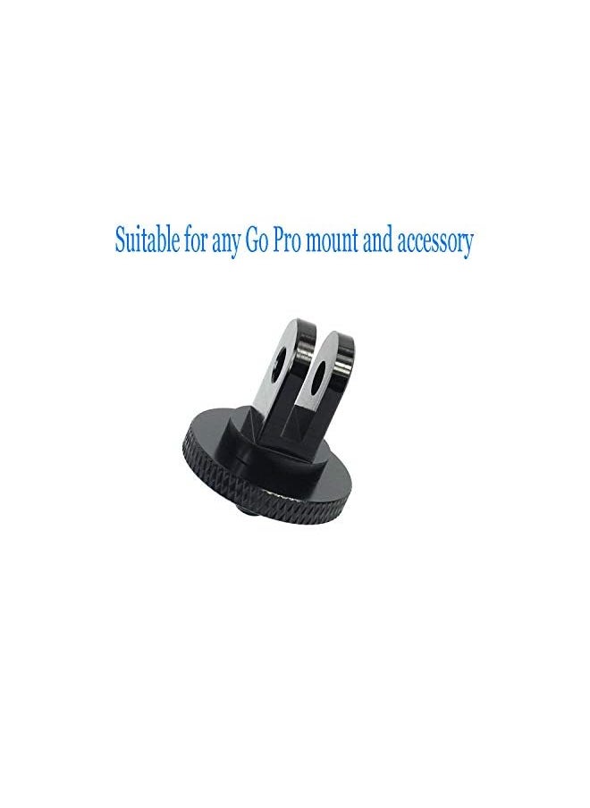Sruim Tripod Mount for Gopro Adapter, 2Pcs 1/4-20 Screw Conversion Adapter for GoPro Hero10, Insta360 ONE X3, X2, Go 2, Xiaomi Yi and Other Action Cameras  - Image 4
