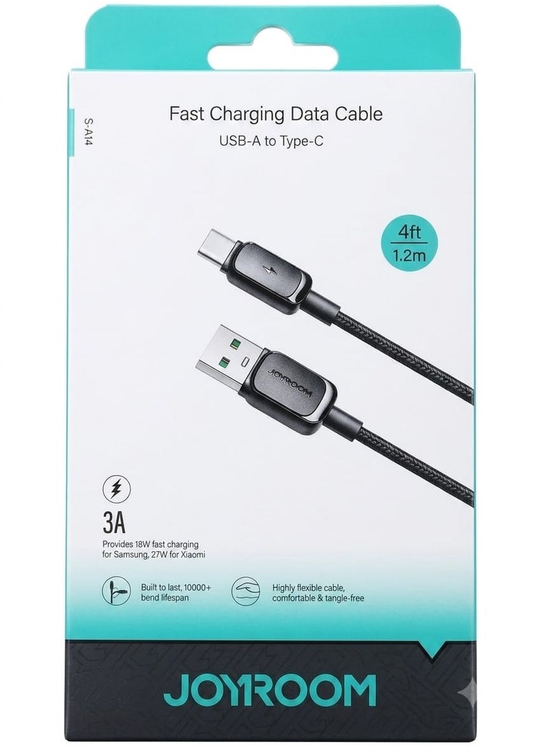JOYROOM Fast Charging Data Cable USB-A To Type-C, - Image 1