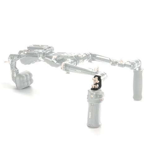 Tilta Right Angle Rosette Adapter to 1/4″-20 with Locating Pins | Compatible with Nucleus Nano II Control Handle & Lightweight Shoulder Rig | Aluminum Alloy and Stainless Steel | Black | TA-RRA-1420 - Image 5