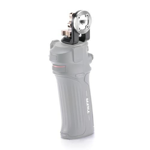 Tilta Right Angle Rosette Adapter to 1/4″-20 with Locating Pins | Compatible with Nucleus Nano II Control Handle & Lightweight Shoulder Rig | Aluminum Alloy and Stainless Steel | Black | TA-RRA-1420 - Image 4