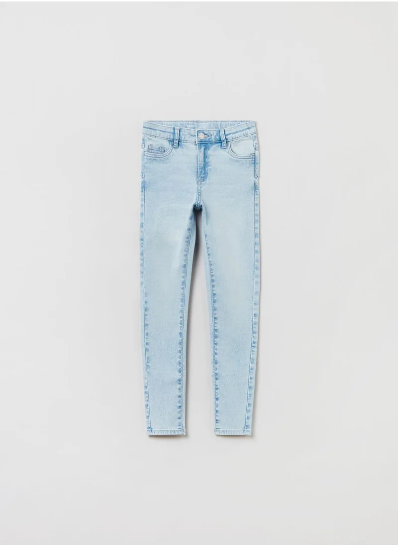 او في اس OVS Girls Jeans - Blue