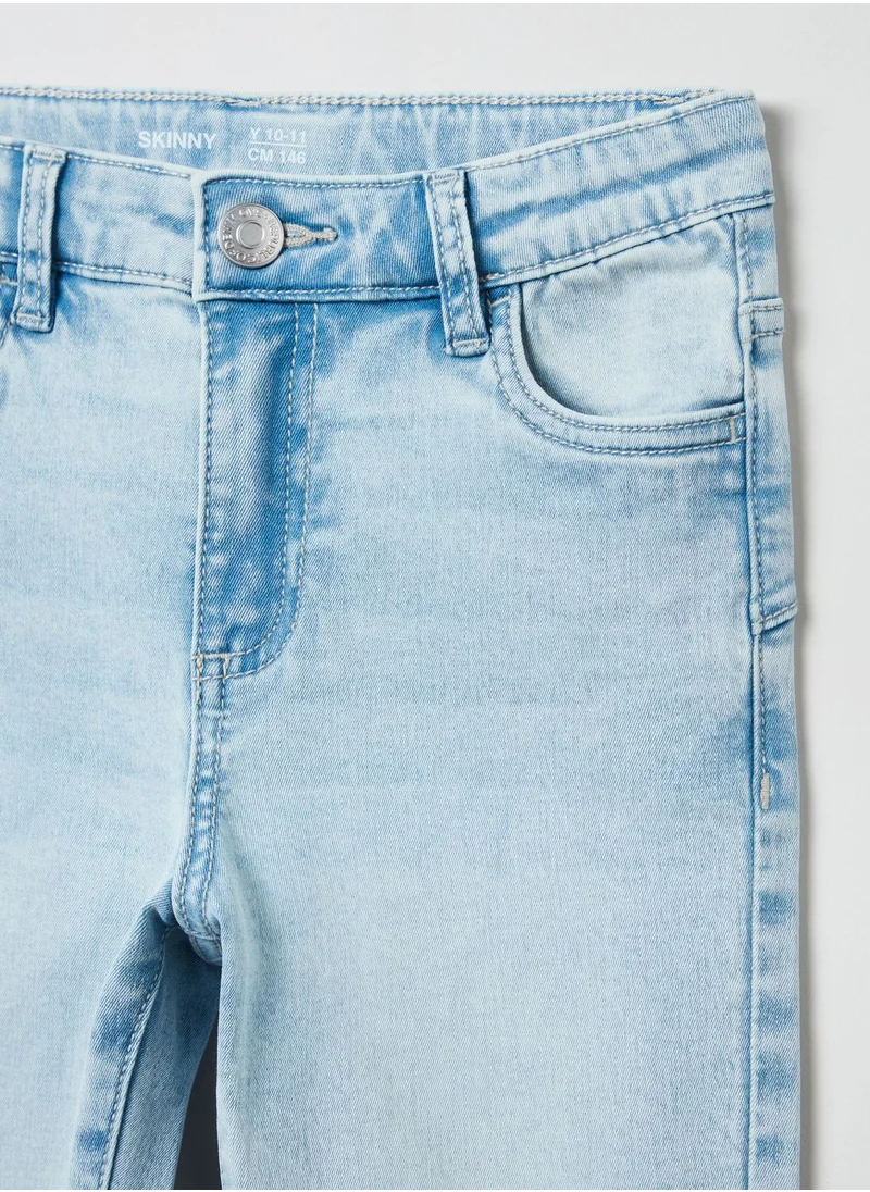 او في اس OVS Girls Jeans - Blue