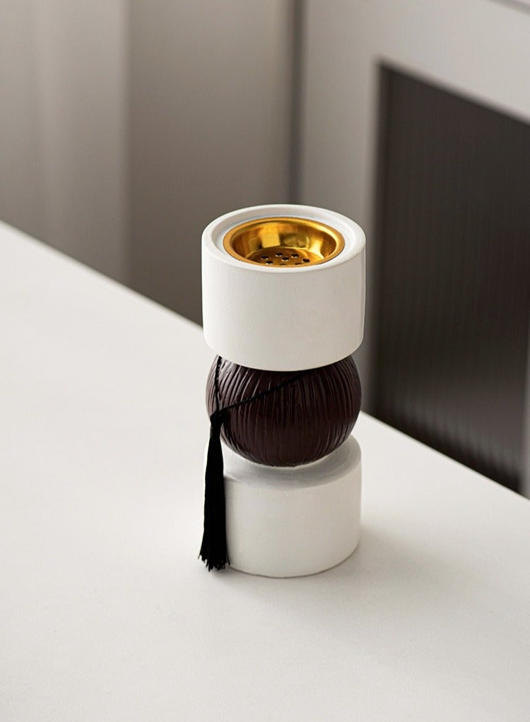 Middle Eastern Incenses Holder Resins Dumbbell Shape Bakhoor Burners for Aromatherapies and Relaxation Arabic Censers - Image 3