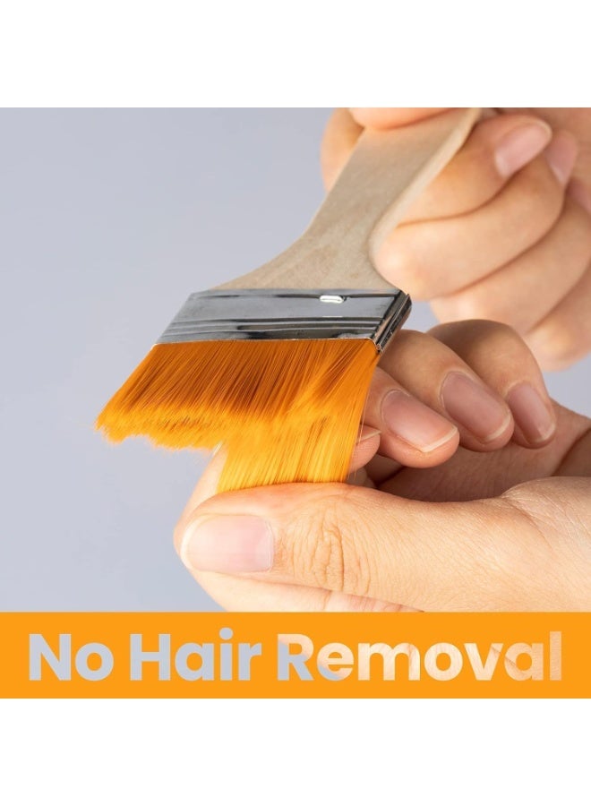 Set of 12 Art Paint Brushes, Assorted Sized Nylon Painting Brushes, with Wooden Handles for Acrylic, Oil, Paint, Varnishes, Watercolor, Painter, Students, Artist - Image 3