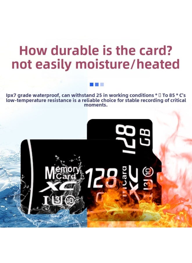 Monitoring Memory Card 128g Camera Monitoring Recorder Special Storage Card Class10 High Speed U3 Memory Card-Color:Tf Black-Capacity:4gb Premium Version  - Image 5