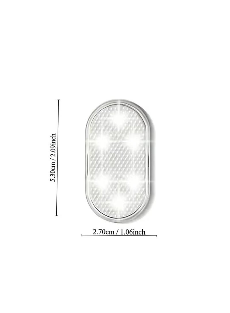 Car Interior Lights Wireless LED - USB Chargeable Ceiling Lamp, Hand Reading Light & Door Light For Night Time Illumination, 4 Packs - Image 5