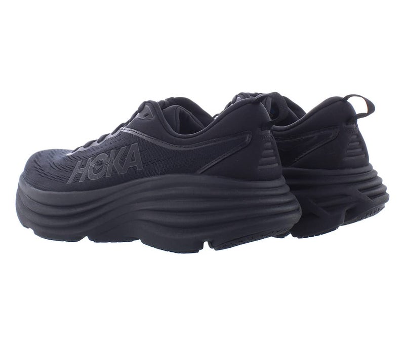 Hoka Men's Bondi 8 Sneaker, Black/Black, 7 - Image 2