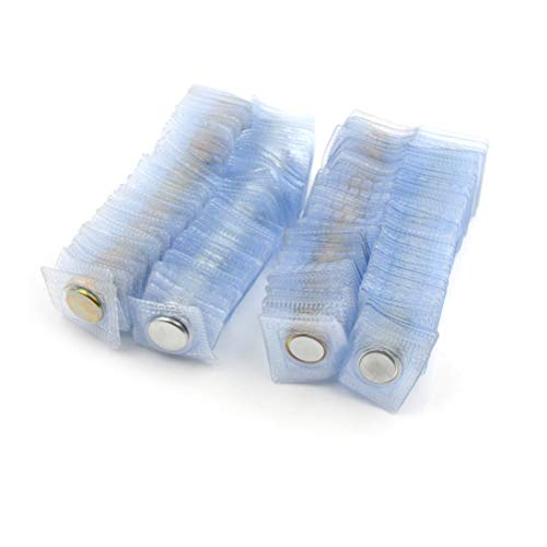Bluemoona 10 Sets - 18mm 3/4" Hidden Invisible Sew-In Magnetic Snap PVC Closure Purse Fastener - Image 5