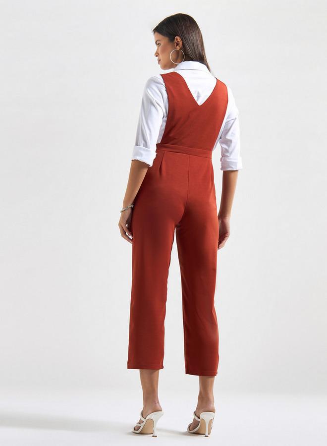 Splash FAV Jumpsuit with V-neck and Pockets - Image 3