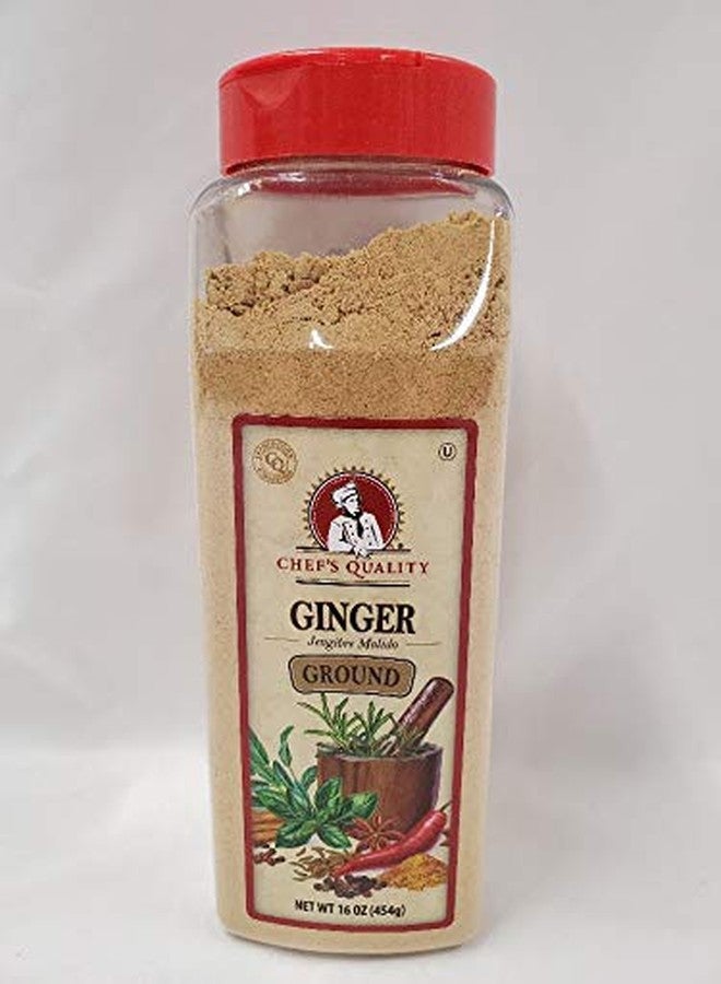 Chef's Quality Ground Ginger 16 OZ - Image 1