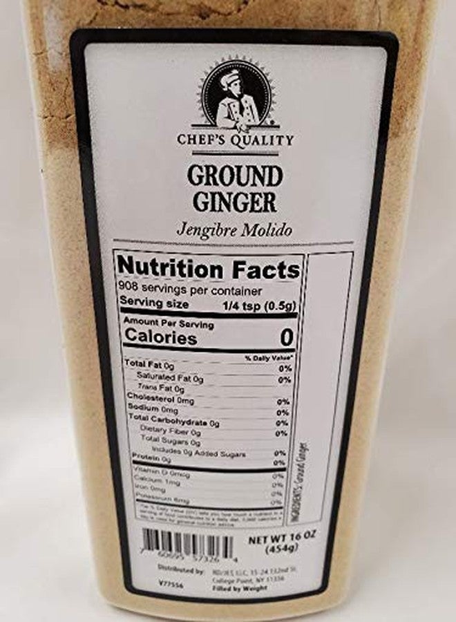 Chef's Quality Ground Ginger 16 OZ - Image 2