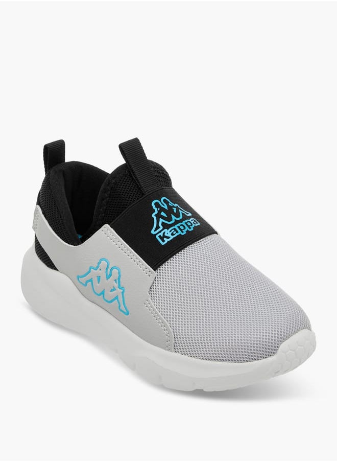 Kappa Boys' Logo Detail Slip-On Sports Shoes with Pull Up Tab  - Image 2
