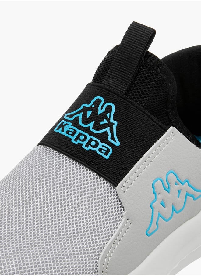 Kappa Boys' Logo Detail Slip-On Sports Shoes with Pull Up Tab  - Image 4