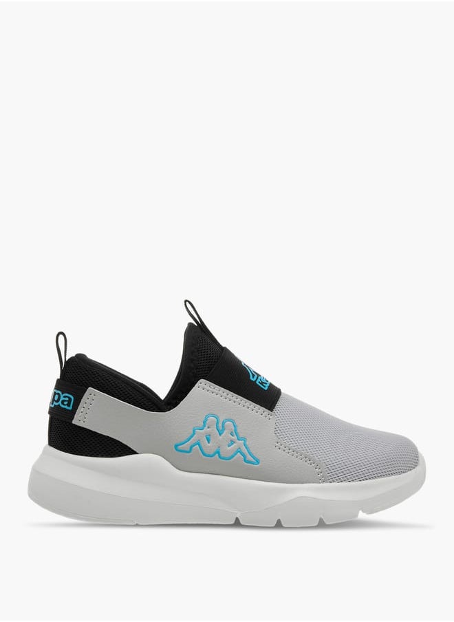 Kappa Boys' Logo Detail Slip-On Sports Shoes with Pull Up Tab  - Image 3