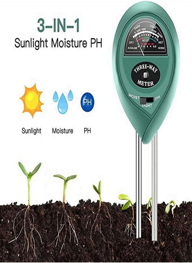 3-In-1 Multifunctional Soil Health Testing Meter 2 Pcs