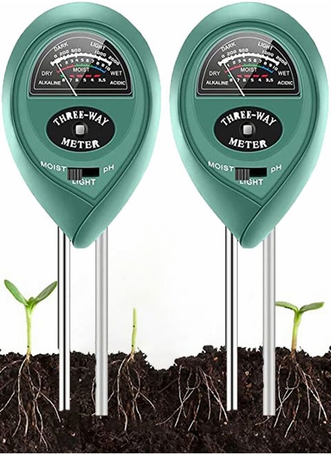 3-In-1 Multifunctional Soil Health Testing Meter 2 Pcs