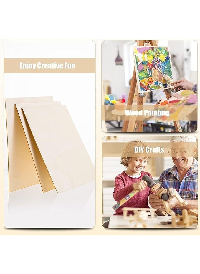 Variety Canvas Variety Canvas MDF Boards for Art and Craft Wood MDF Sheets for Craft Work DIY MDF Cutouts 1 6x6  - Image 5