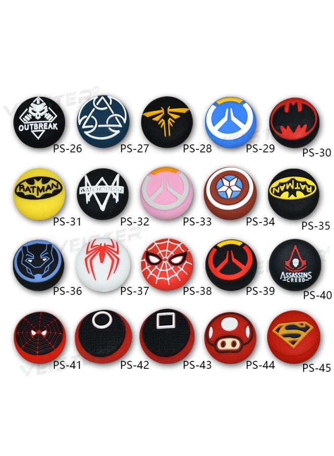 For PS5PS4 Handle Rocker Cap Gamepad Rocker Cover Key Protection Cap XBOX Mushroom Head Silicone Cap-Product Color:Ps-212 (one)  - Image 3