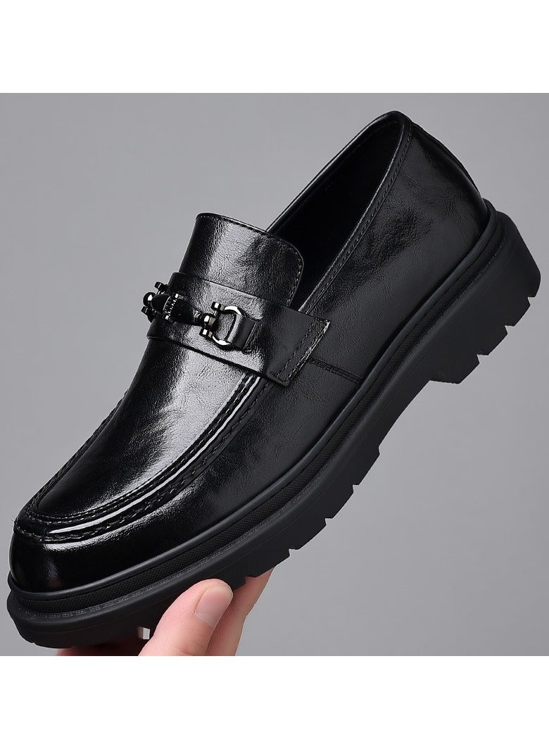 Shougu New Men's Business Leather Shoes  - Image 1