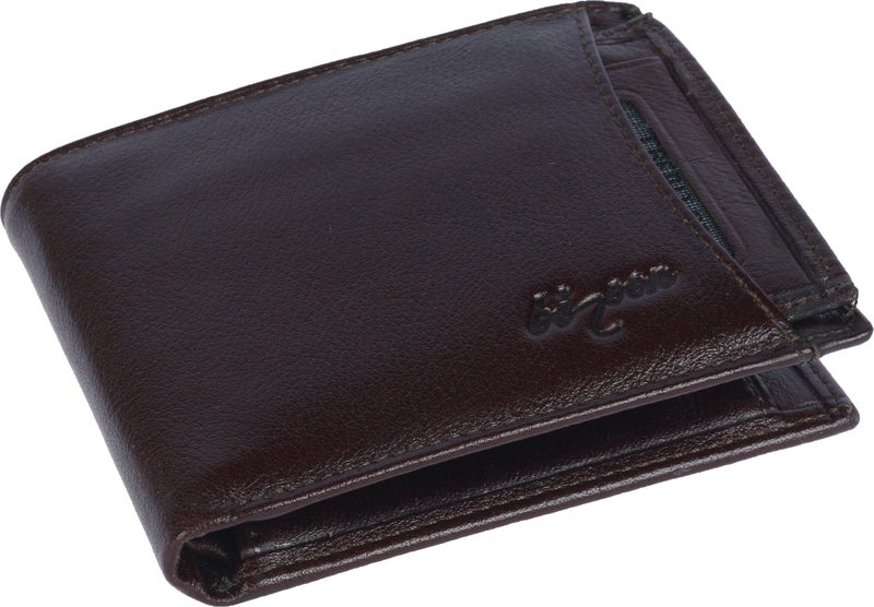 Bizoon 100% Leather Men's Wallet with Coin Pocket and Card Holder 2003  - Image 4