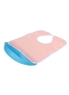 Thoraya Adult Elder Detachable Bib Waterproof Three-Dimensional Eating Disability Aid Burp ClothPink  - Image 2