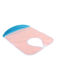 Thoraya Adult Elder Detachable Bib Waterproof Three-Dimensional Eating Disability Aid Burp ClothPink  - Image 3