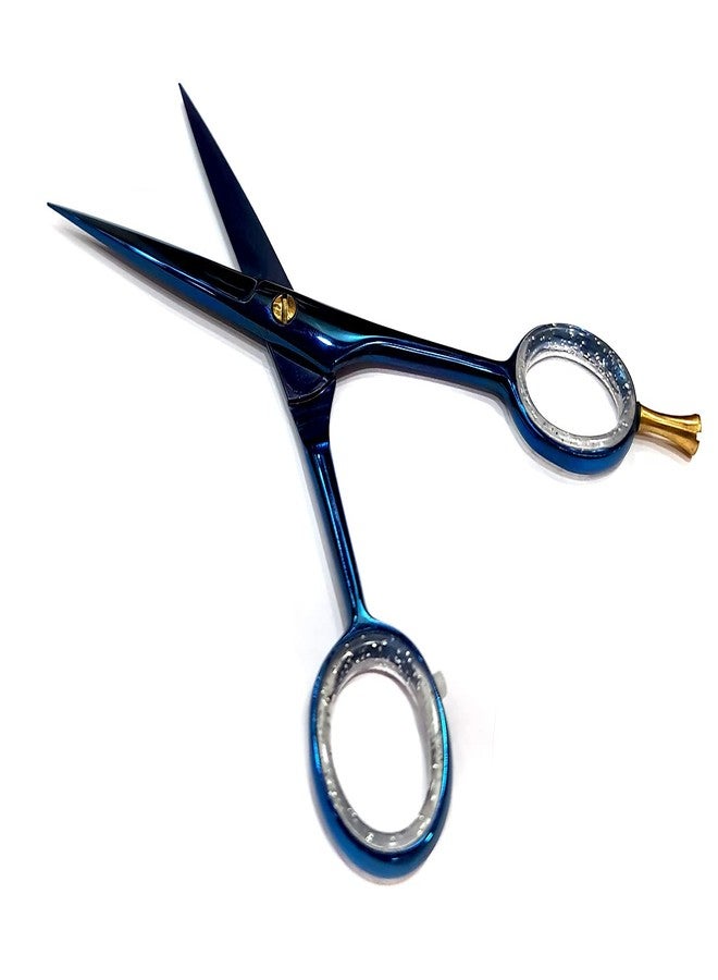 Foreign Holics 6.5" Stainless Steel Professional Hair Cutting Hair Grooming Scissors for Women and Men (Blue Titanium) - Image 2