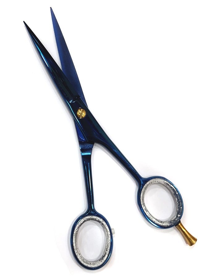 Foreign Holics 6.5" Stainless Steel Professional Hair Cutting Hair Grooming Scissors for Women and Men (Blue Titanium) - Image 5