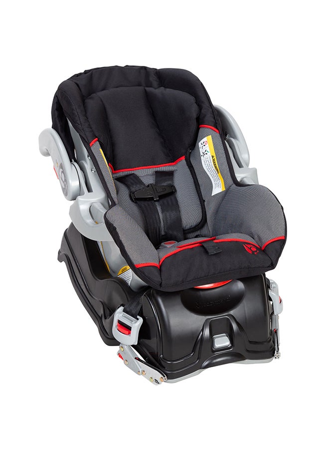 babytrend Adjustable Car Seat - Black/Silver - Image 3