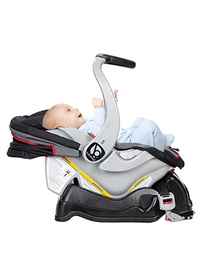 babytrend Adjustable Car Seat - Black/Silver - Image 5