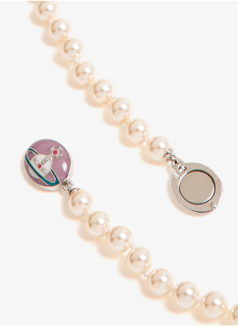 Vivienne Westwood Saturn Pearl Necklace  - Image 3